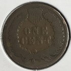 1882 United States Indian Head Cent Penny - Good (G) KM#90a - 5171-AH — photo 2