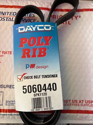 Serpentine Belt-Eng Code:  Dayco 5060440  Made In USA