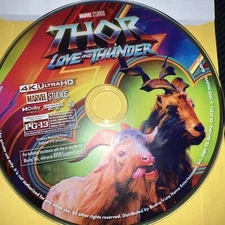 Thor: Love and Thunder (4k Ultra HD, No Case Taika Waititi ,