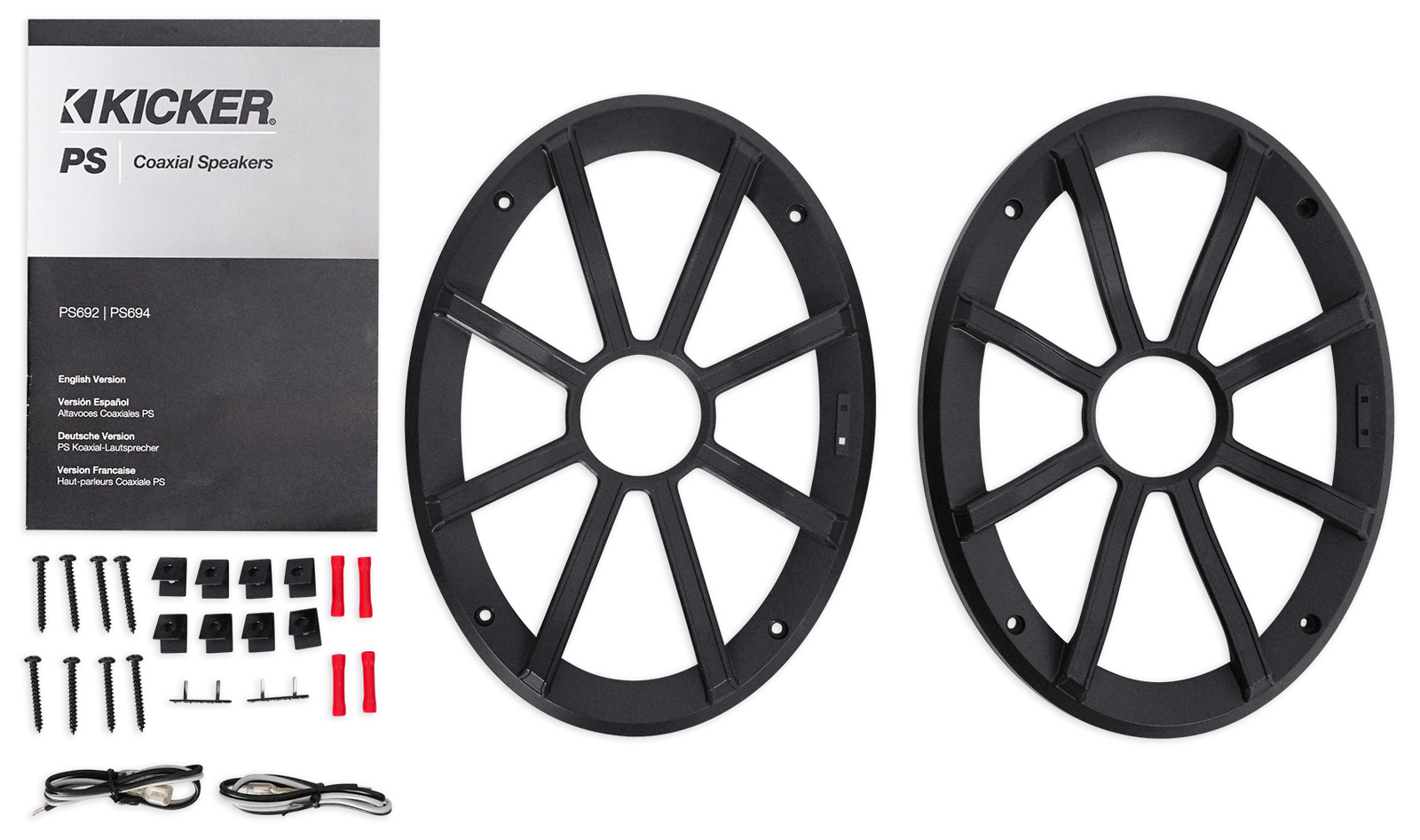 Колонки Kicker 40PS692 6x9 180 Вт на перекладине для JEEPATVUTVRZRТЕЛЕЖКИ