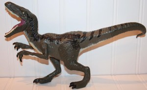 jurassic world ginormous velociraptor blue target