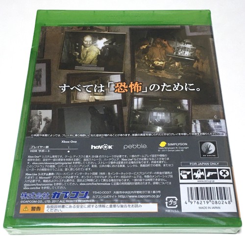 NEW Xbox One Resident Evil Biohazard 7 Japanese ver. NTSC-J Japan JP SEALED - Picture 2 of 3