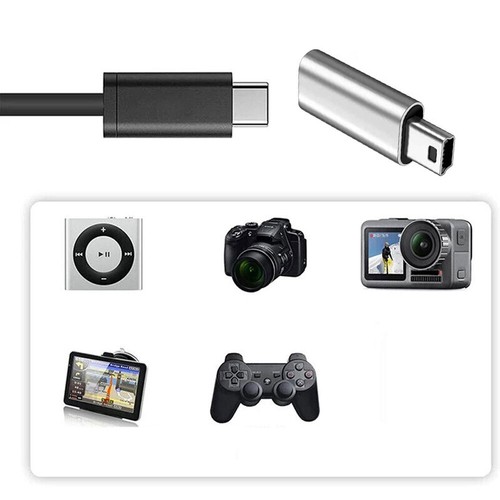 USB C to Mini USB 2.0 Adapter Type C Female to Mini USB Male Converts adapter - Picture 6 of 12