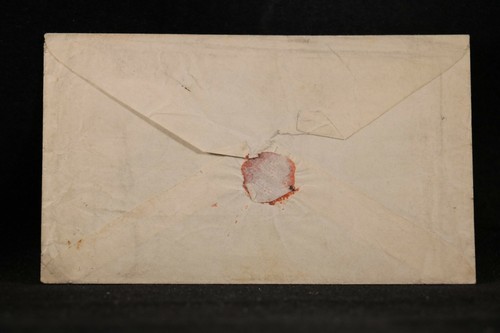 Pennsylvania: Allegheny City 1850s Stampless Ladies Cover, 3 PAID in Black CDS - Picture 2 of 2