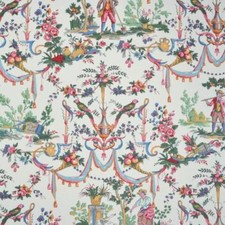 Textiles français Baumwollstoff - Toile de Jouy Stoff | La Vie à la campagne