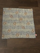 Vintage Caro Laurie 21 X 21 Multicolored Scarf 65 Poly 35 Cotton