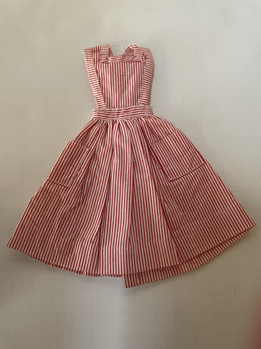 Vtg 1964 Mattel Barbie Pinafore from Candy Striper Volunteer