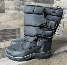 Jands Black and Fuchsia Snow Boots. Women's Size 8