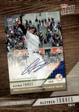 2019 Topps #TN-4 Gleyber Torres 2018 Topps Now Review New York Yankees