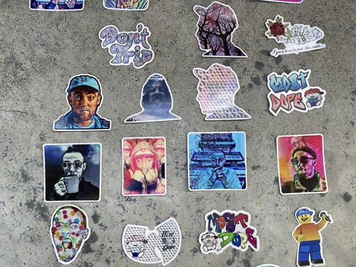 Das ultimative Mac Miller Sticker Pack - 33 Vinyl Aufkleber - UV/Wetterfest - Bild 3 von 4
