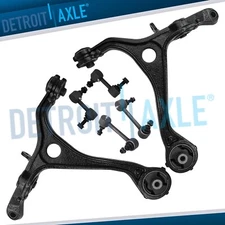 6pc Front Lower Control Arm + Front Rear Sway Bar End Links for 2007 Acura TL