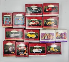Lot of 14 Hallmark Ornaments Assorted Free Shipping