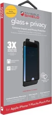 ZAGG InvisibleShield Glass+ Privacy Screen Protector Iphone 8+/7+/6s+/6+ Plus