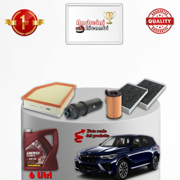 Kit Wartung Filter Und ÖL FüR BMW X5 G05 25 Diesel 155KW 211PS 2019-image