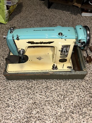 Brother Vintage Sewing Machine HA4-B2 Model Deluxe Precision Motor Runs-Untested
