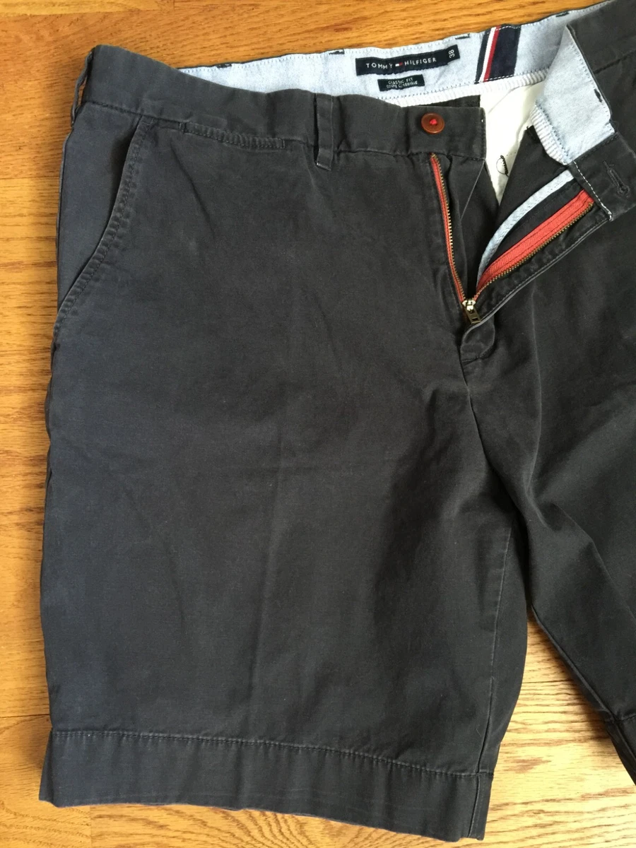 TOMMY HILFIGER SHORTS CLASSIC FIT FLAT FRONT 100 COTTON MEN 039