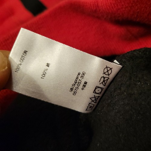 Authentic Supreme Hockey Hooded Sweatshirt in Red & Black 2020 Size XL - Picture 7 of 12
