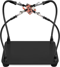 Helping Hands Soldering Station, Third Hand Soldering Tool 4 Flexible Arms Solde