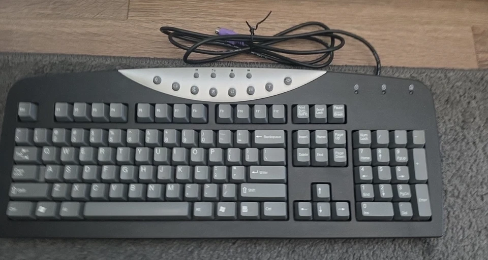 Teclado USB Gateway PC Vintage Modelo SK-9921 con accesorios Foto 4 de 4