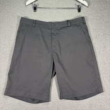 Nike 35 x 11" Gray 509179 Tech Flat Front Dri Fit Tour Golf Shorts