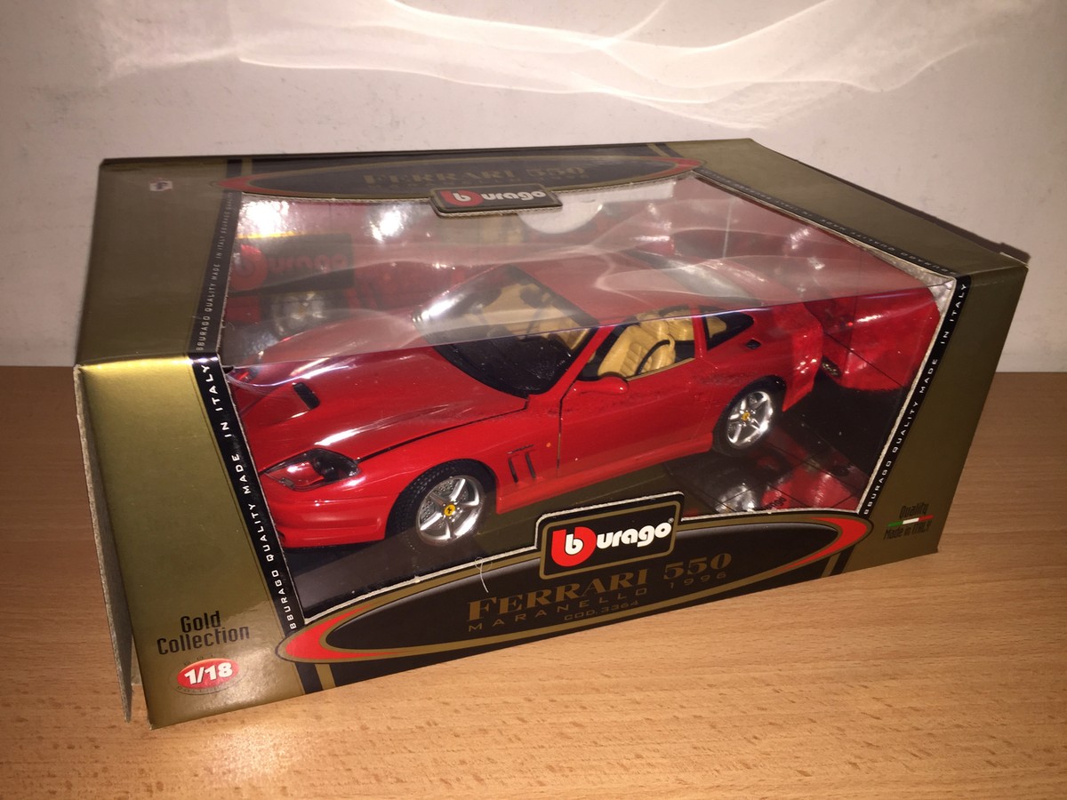 burago フェラーリ 1996年式マラネロ 1/18 Amazon | Bburagoブラーゴ『1/18 Ferrari 550 maranello 1996 赤