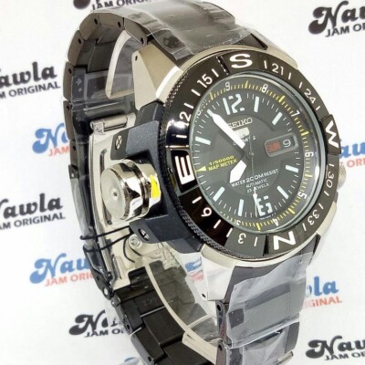 Brand New Seiko 5 Sports SKZ231K1 Automatic Map Meter Black Dial