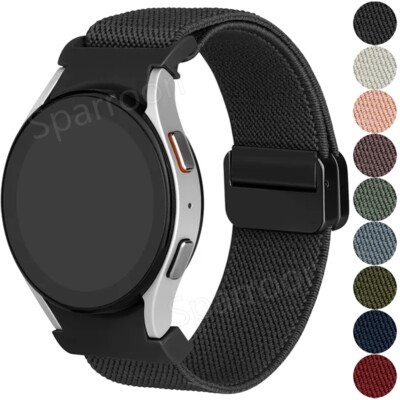 Nylon Band For Samsung Galaxy Watch 6/5/4 | 6 4 Classic Magnetic Strap Bracelet