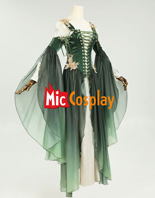 green emerald velvet dress Amazon.com: HODBLKT 8PCS Women Elf Costume Renaissance Traditional Irish Dress  Fairy Costume Halloween Medieval Dress mit Headpiece and Elf Ears (Green  and Brown, Small) : Clothing, Shoes & Jewelry