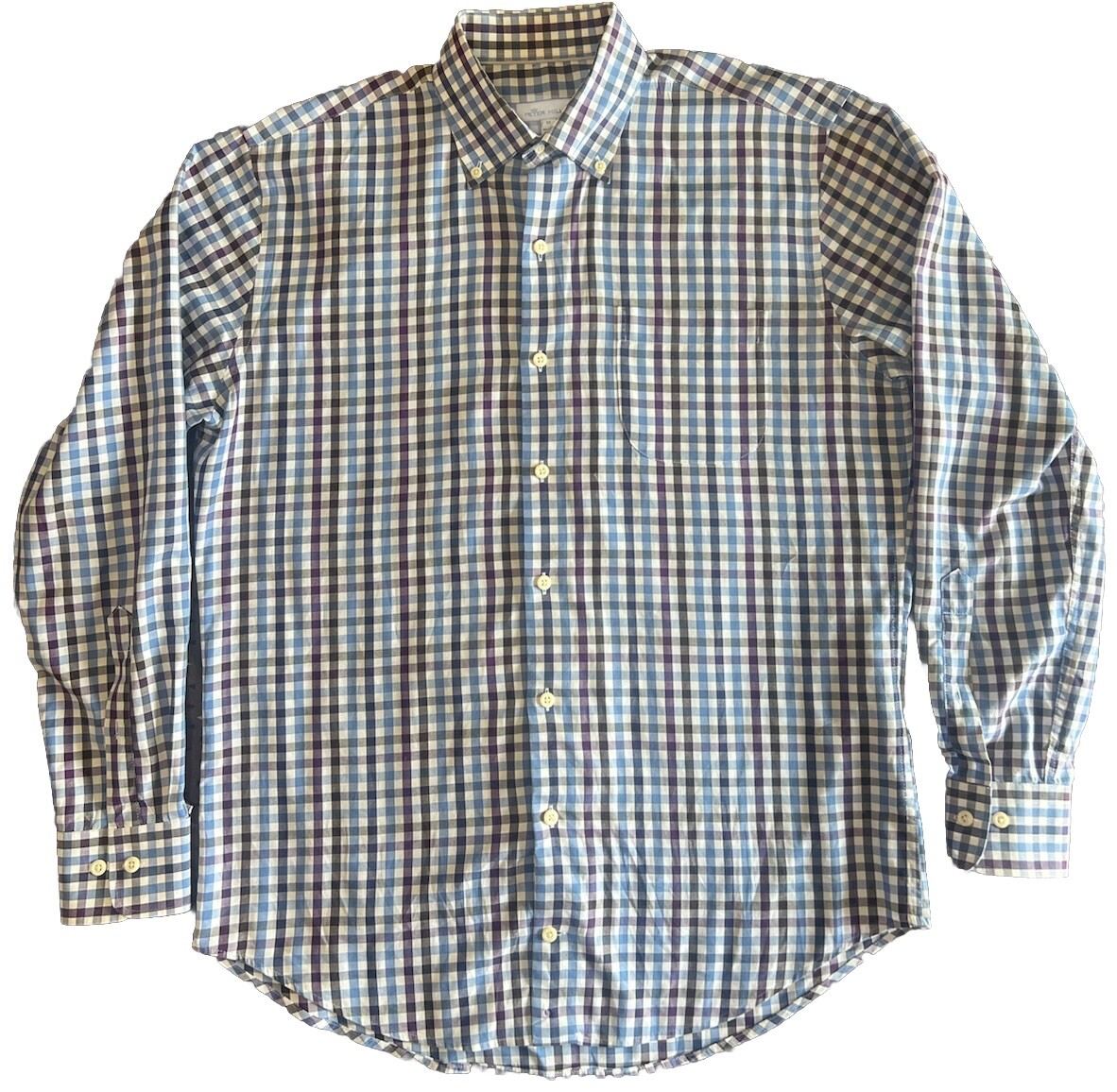 Peter Millar Baker Island Sport Shirt Men's Med M… - image 3