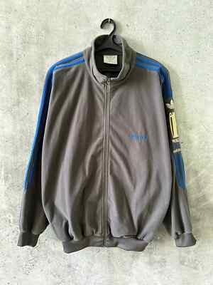 VINTAGE 90's ADIDAS ORIGINALS ONE WORLD FULL ZIP TRACK JACKET