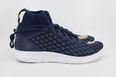 Nike Free Hypervenom 3 FC Flyknit Sneaker Navy UK 6 898029-400