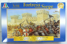 Fortress Under Siege #6102 Italeri. NEW OPEN BOX. Bags Are Sealed Inside 2001.
