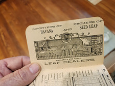 1890 Cigar Makers Record Pocket Note book,Shows Cigars Made And wages