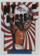 2022 Panini Clearly Donruss My House Green 19/25 Russell Wilson #MH-6 10no