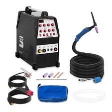 WIG Schweißgerät ACDC Alu schweißen 220A Inverter Schutzgas E Hand Puls 2/4 Takt
