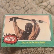 Topps 1977 Star Wars Trading Card #261 Fury of the Tusken Raider