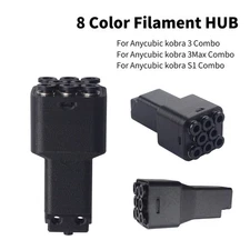 8 COLORS Filament Hub For Anycubic Kobra 3/Max/S1/S1C Extruder Consumables Hub