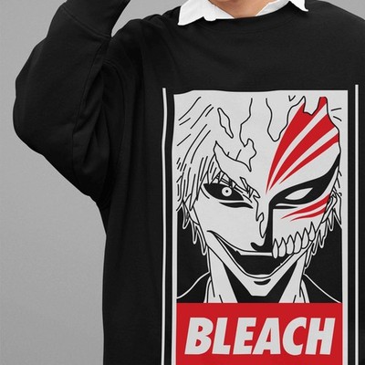 Bleach Anime Sweatshirt Ichigo Bankai Sweater Zaraki Manga Yhwach Aizen Pullover