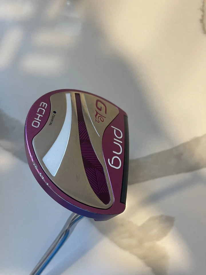 PING GLe2 ECHO Mallet Putter Women Pink with Cover(33" Adjustable height) RH - Image 3 of 4