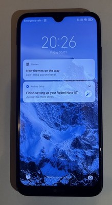 Xiaomi Redmi Note 8T 64GB - Blau - Unlocked Dual Sim Working Cracked Condition