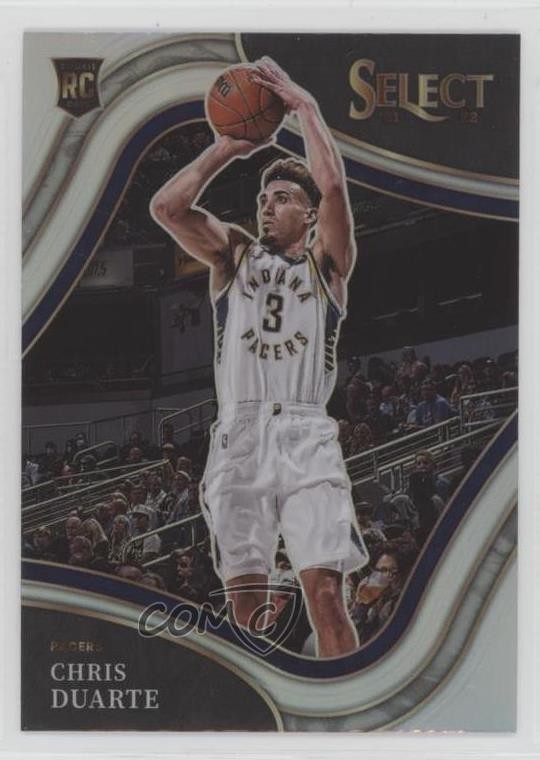 2021-22 Panini Select Courtside Silver Prizm Chris Duarte #220 14t3