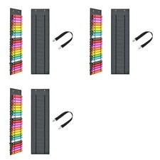 3X Vinyl Roll Holder with 48 Compartments, Vinyl Roll Storage Organizer5597