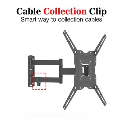 Adjustable Full Motion TV Wall Mount Bracket 26 32 36 40 42 43 46 47 50 52 55 In