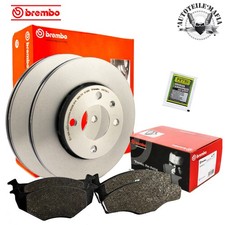 BREMBO Bremsensatz Bremsscheiben Bremsbelag + Petec Paste vorne für SEAT VW