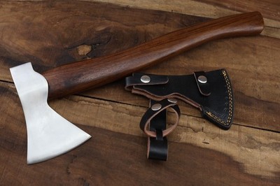 18.5''Hand Made Simple carbon steel Blade Tomahawk/Viking axe W/L/S HB-1385