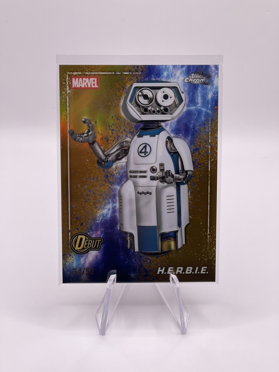 2025 Topps Chrome Marvel Studios Snap Gold /50 H.E.R.B.I.E HERBIE | eBay