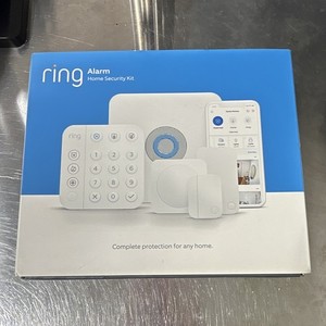 Ring Alarm 5-Piece Indoor Home Security Kit Z-Wave Plus White