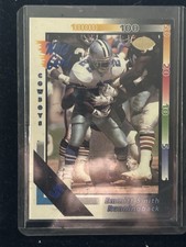 Wild Card 1992 Emmitt Smith Dallas Cowboys Base Set #161 NFL #5 bar