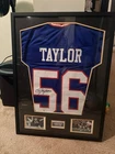 Lawrence Taylor Autographed NFL Buffalo Bills Jersey Framed With Coa