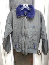 Vintage Patagonia Synchilla Bomber Jacket Fleece Lining Size XS Made in USA